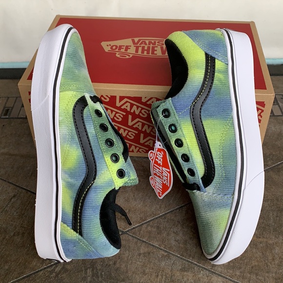 VANS COMFYCUSH OLD SKOOL BLOTCHED Multi/Black Men’ - Picture 6 of 12